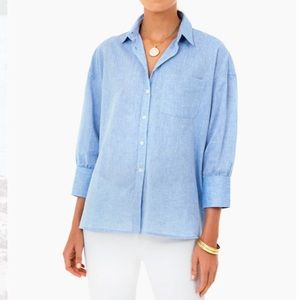 Tuckernuck Light Blue Button-Down Linen Shirt